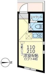 ユナイト鹿島田ホワイトジャスミンの物件間取画像